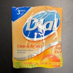 Dial Tropical Escape Soap Bars - Orange